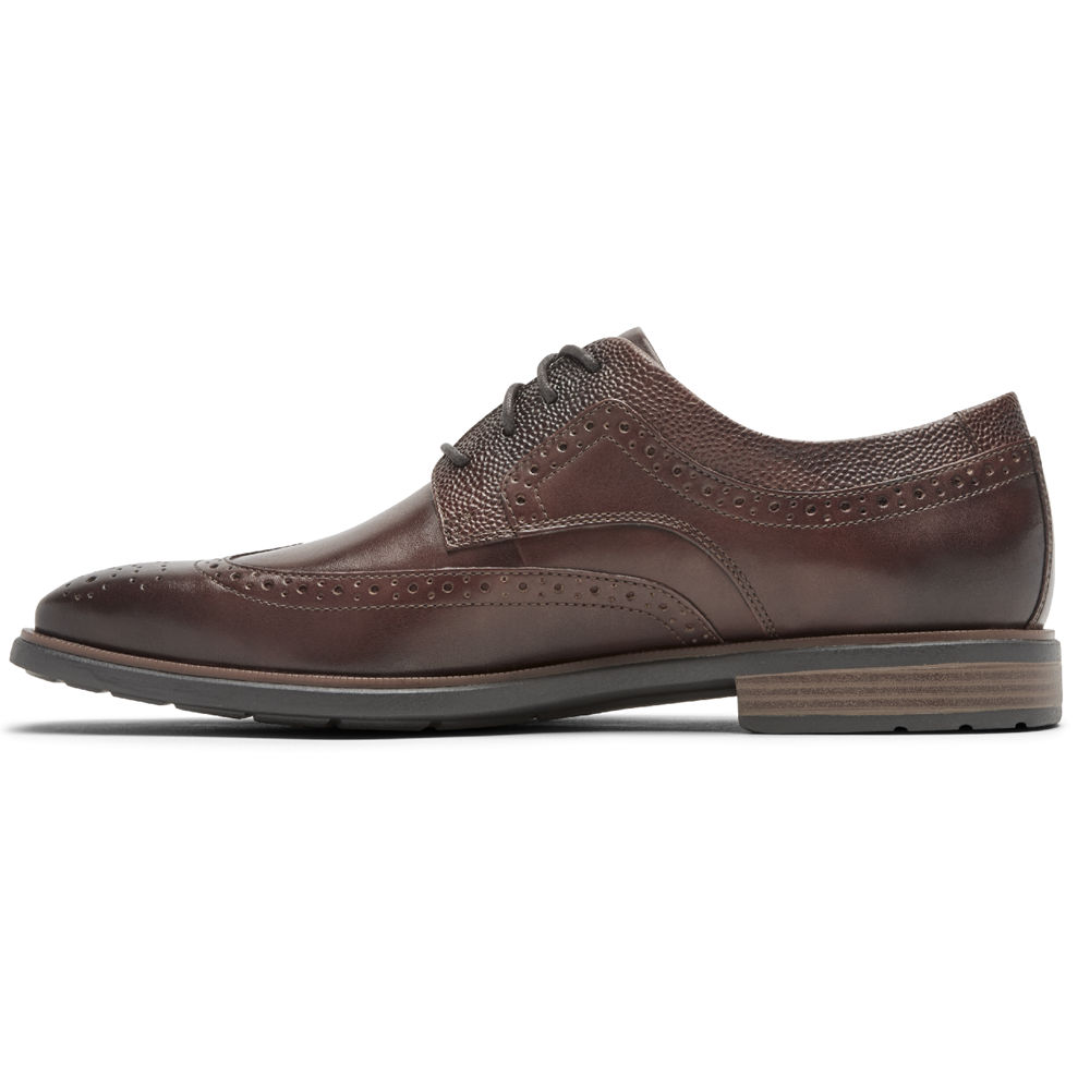 Rockport Lace Up For Mens Brown - Farrow Wingtip - ZO1587436